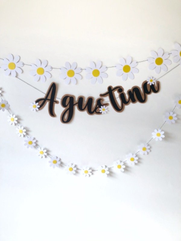 Producto - Banderín tira c/ formitas, siluetas.