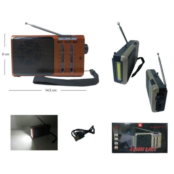 Producto - RADIO BT AM/FM/SW LINTERNA RECARG.(imp)