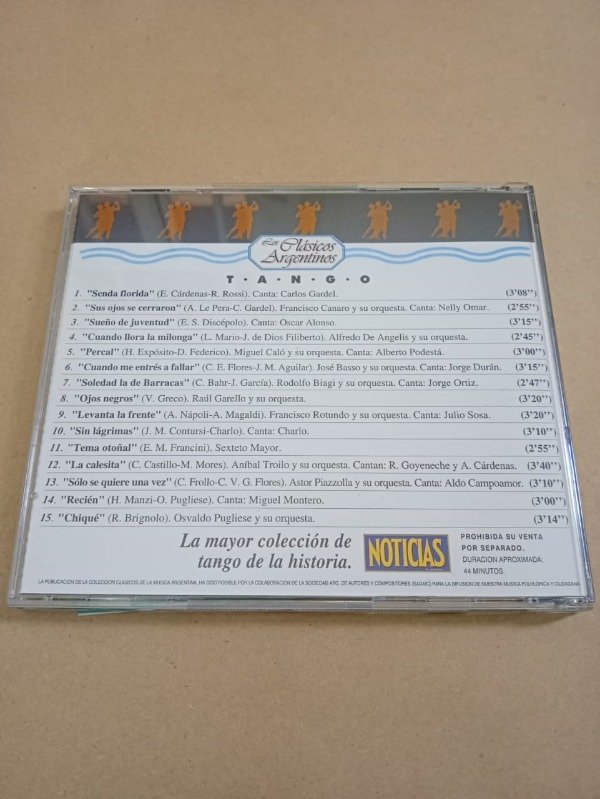 Producto - Los clásicos argentinos Tango #10 - Alfredo De Angelis - DDD 1996 - 1