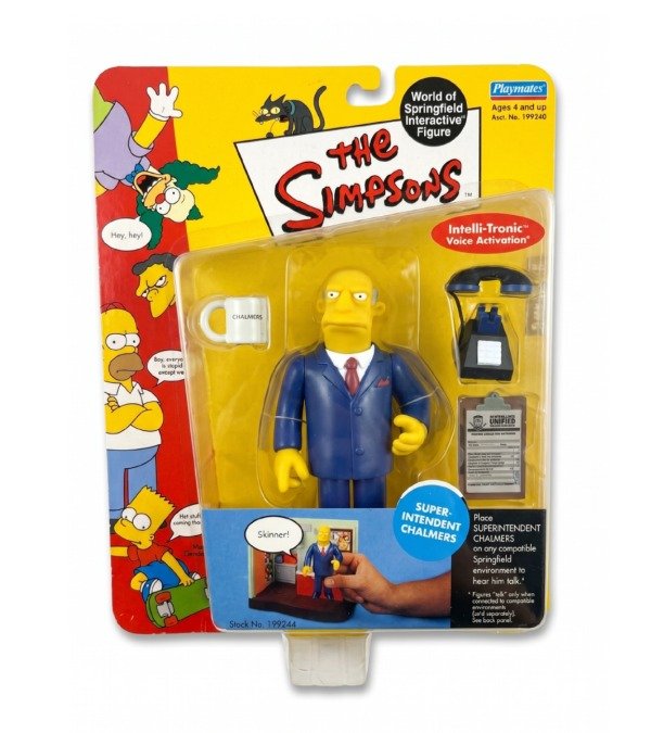 Producto - The Simpsons Playmates 2002 - Super Intendent Chalmers - World Of Springfield