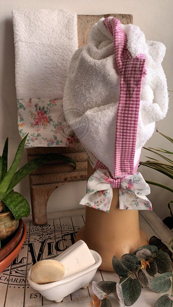 Producto - TURBANTE DE TELA DE TOALLA DE PURO ALGODON "MONIQUE"