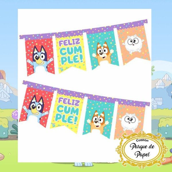 Producto - Banderin Bluey