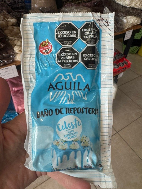 Producto - Baño aguila sachet celeste sin tacc x150 gr