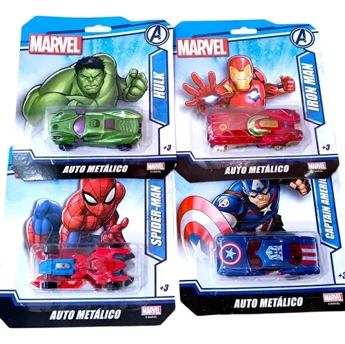 Producto - AUTITOS METALICOS MARVEL
