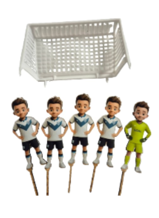 Producto - Topper Velez en MDF 5 jugadores con arco