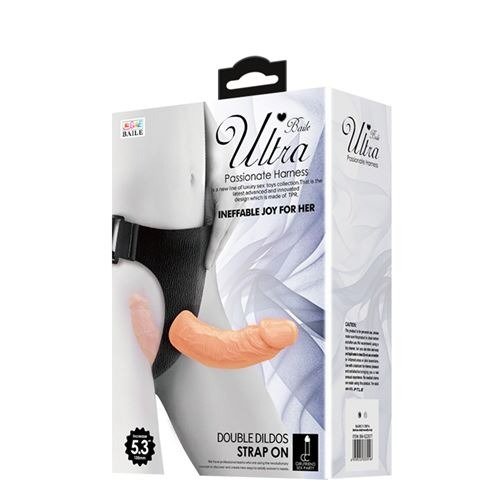 Producto - Consolador Macizo Elian - Doble Con Arnes