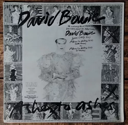 Producto - DAVID BOWIE Ashes To Ashes Promo/Sampler de SCARY MONSTERS Vinilo 12 USA 1980