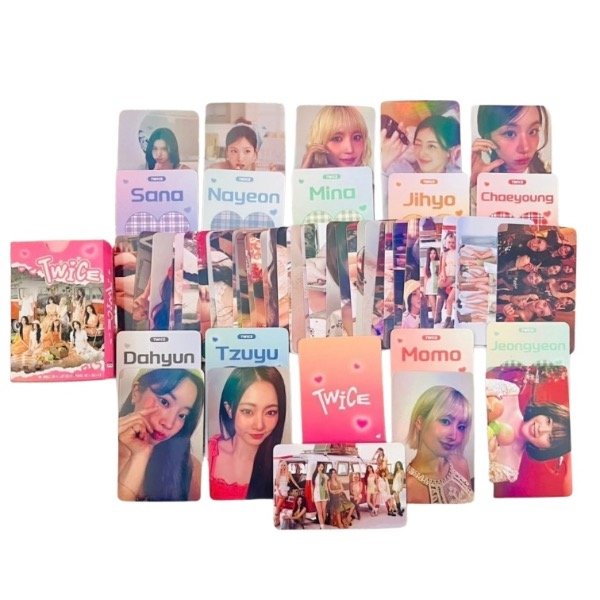 Producto - Cartas Polaroids en caja TWICE