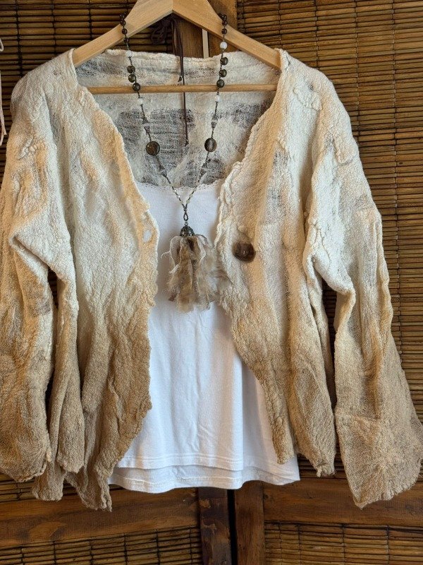 Producto - Saco liviano DEGRADÉ Castaño