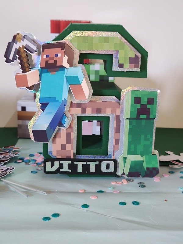 Producto - Letras y numero 3D 20cm