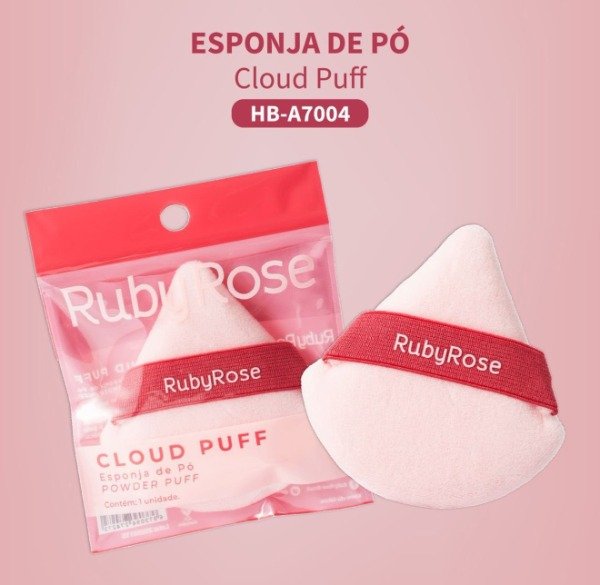 Producto - Esponja de Pó Cloud Linha Rosa  - Ruby Rose