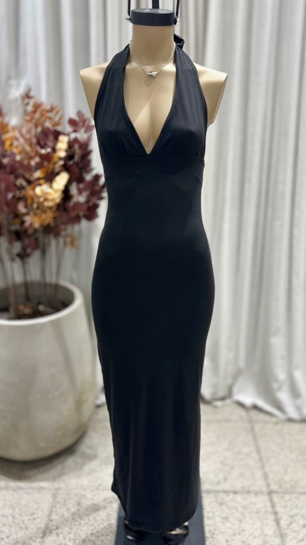 Producto - VESTIDO MODAL NEGRO