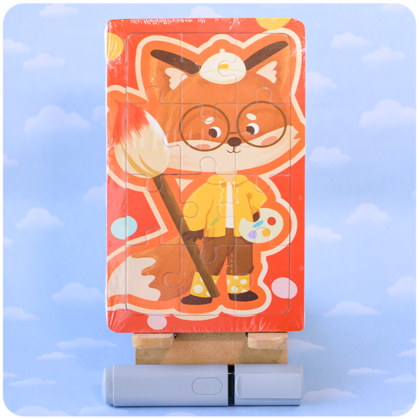 Producto - Rompecabezas de Madera 12 Piezas - Zorro