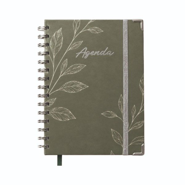 Producto - Agenda Personal SEMANAL Natural Oliva - 0