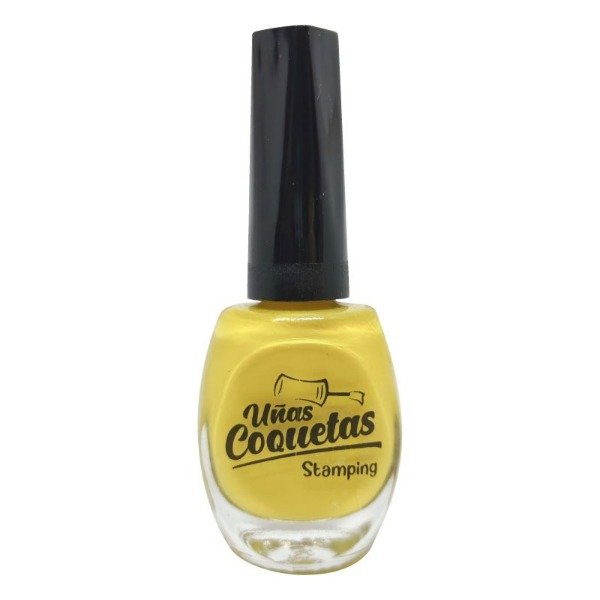 Producto - Esmalte de estampar Uñas Coquetas - Amarillo