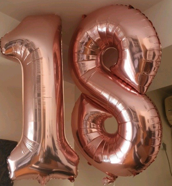 Producto - GLOBO NUMERO ROSA GOLD 32" 80CM