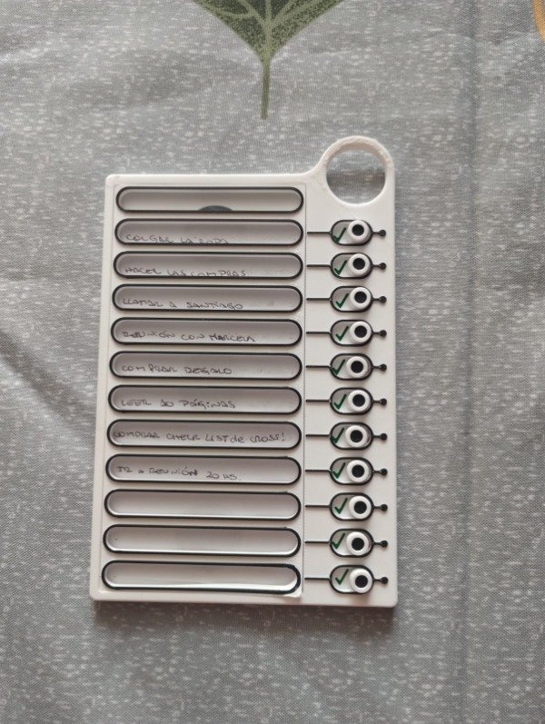 Producto - CHECK LIST A COLOR