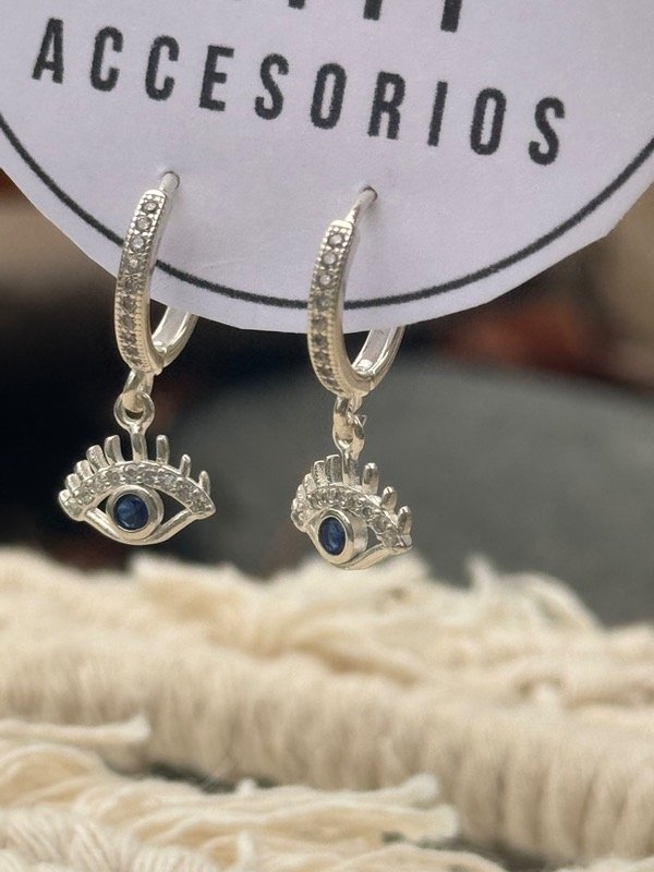 Producto - Argollas ojos azules