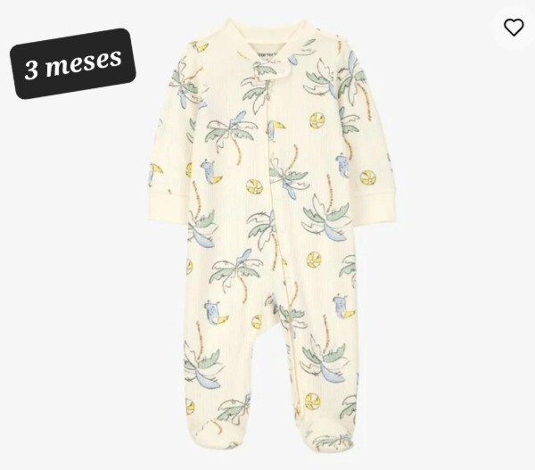 Producto - Enterito algodon Carters talle 3 meses palmera