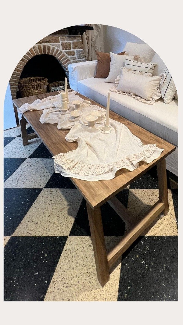 Producto - MESA DE CENTRO CON TIRANTE 1.40 - 1