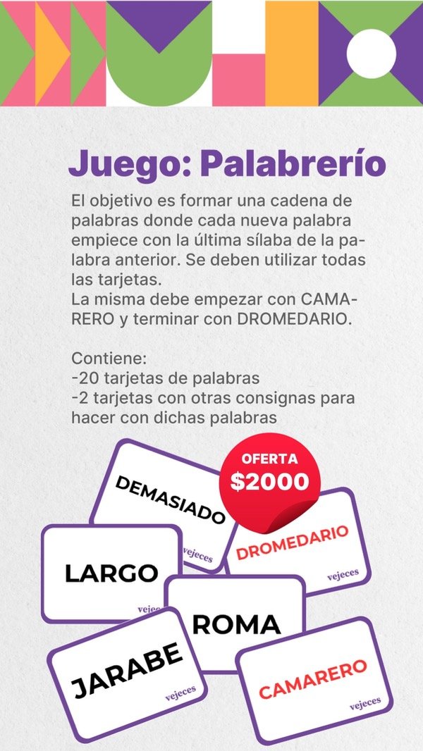 Producto - Palabrerío