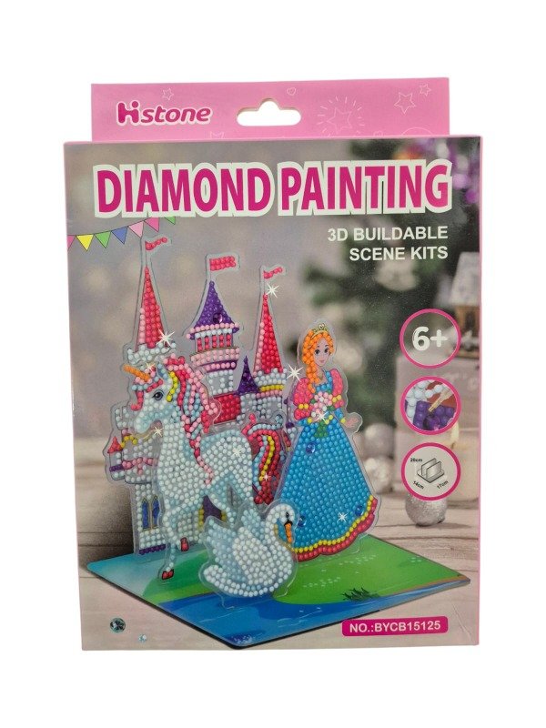 Producto - Kit Diamond Painting 3D Base Acrílico - Princesa