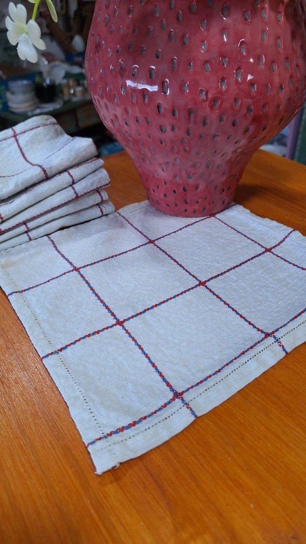 Producto - Juego de 6 servilletas de algodón - 3
