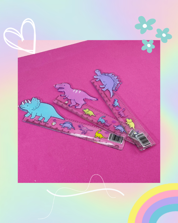 Producto - Regla Dino 15cm