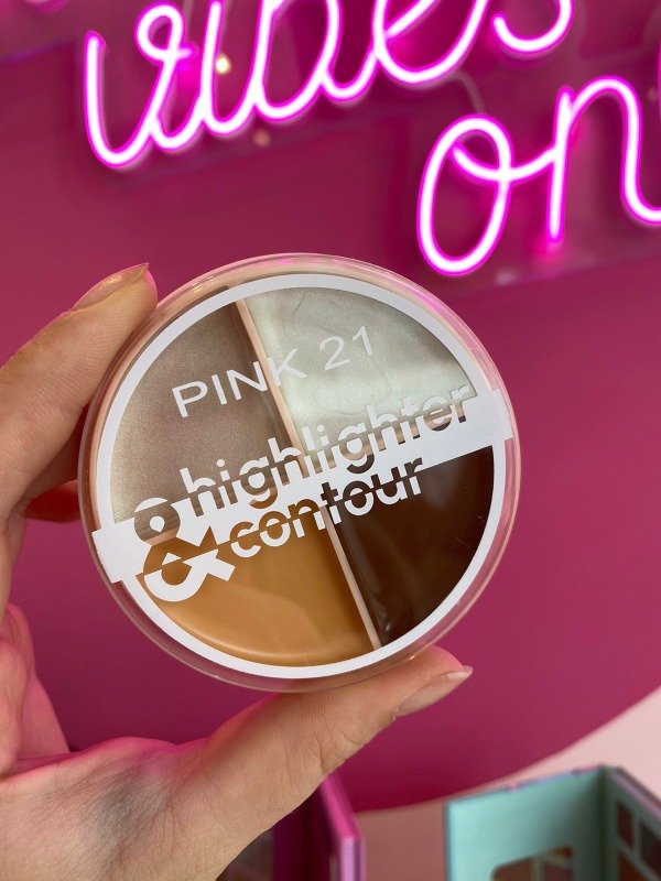 Producto - highlighter y contour Pink 21