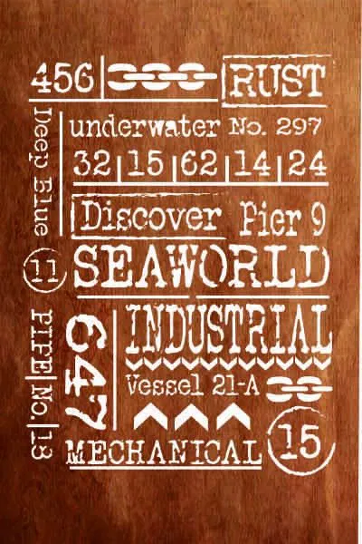 Producto - Stencil 20x25 cm H107