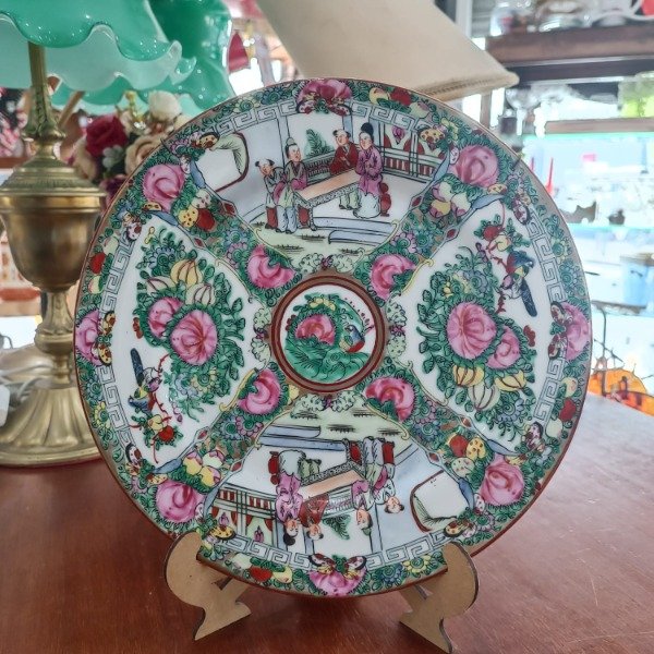 Producto - Plato Antiguo Decorativo Porcelana China Para Colgar