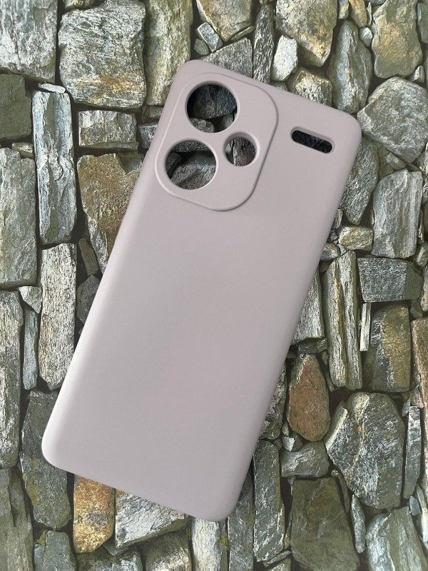 Producto - Funda silicone case Xiaomi Note 13 Pro Plus lila grisáceo