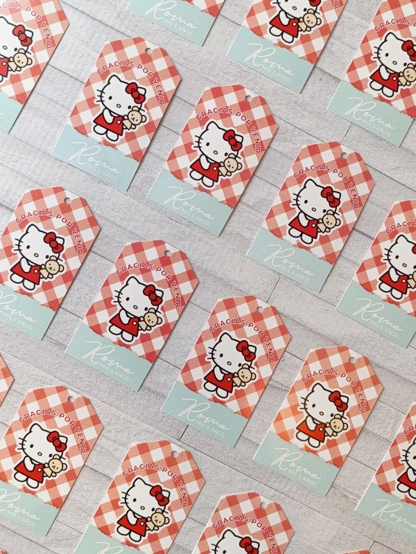 Producto - Tag Cumpleaños [Modelo Hello Kitty] - 3