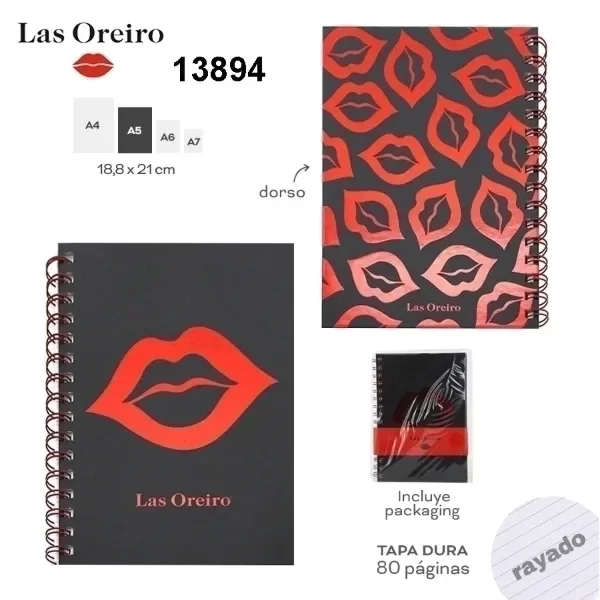 Producto - CUADERNO LAS OREIRO 13894