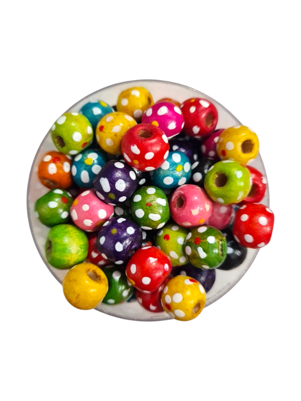 Producto - CUENTAS DE MADERA COLORES