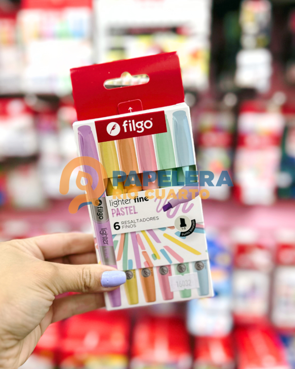 Producto - RESALTADOR FILGO X6 PASTEL