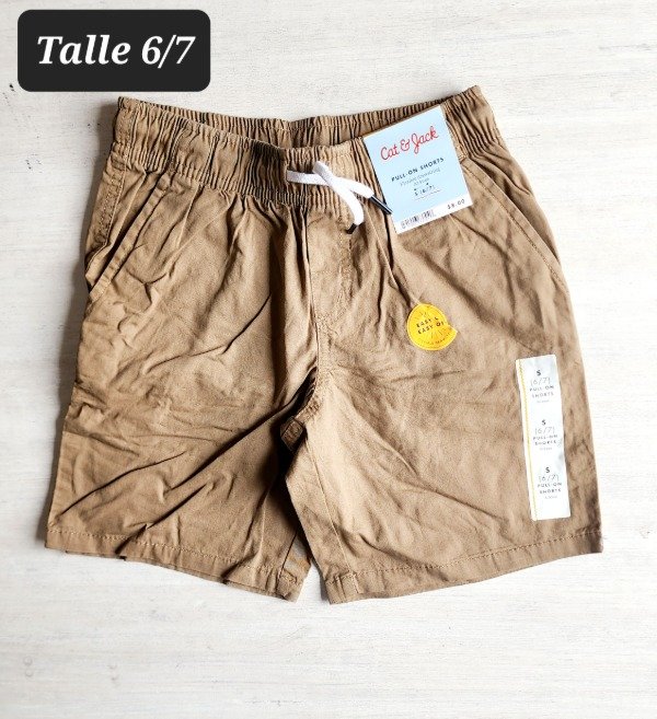 Short cat y jack talle 6/7 beighe