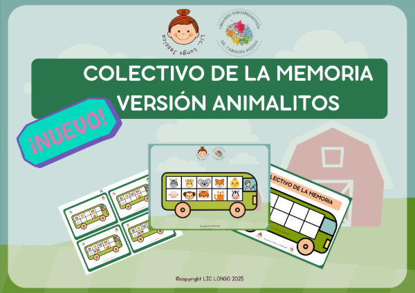 Producto - COLECTIVO DE LA MEMORIA- VERSIÓN ANIMALITOS