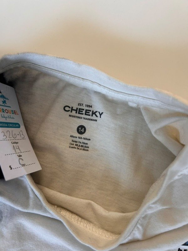 Producto - Remera bicolor azul y blanca marca Cheeky - 5
