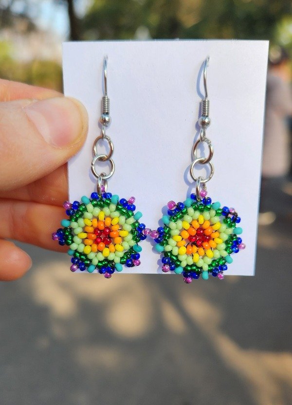 Producto - Aros mandalita arco colores