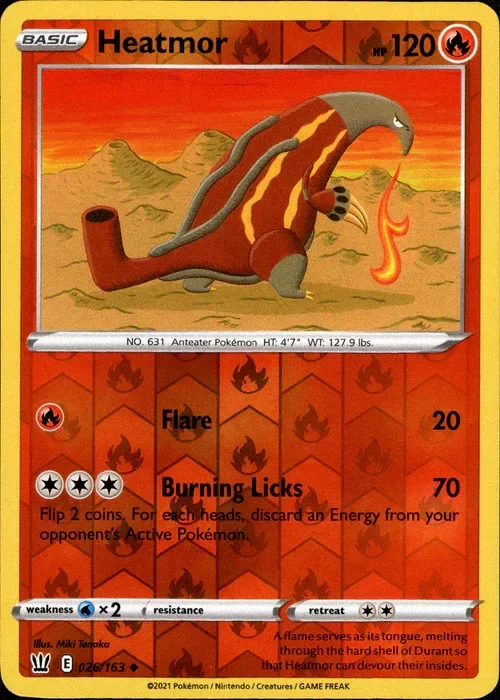 Producto - Heatmor - 026/163 - Battle Styles - Reverse Holo
