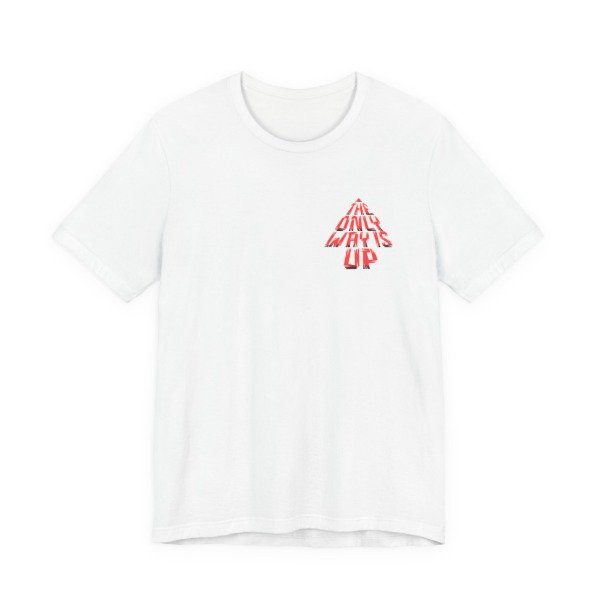 Producto - Remera Unisex Minimalista The Only Way is Up