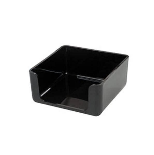 Producto - CUBO PORTAPAPELES PIZZINI DE ACRILICO 9 X 9 CM. P/ 500 HJS. NEGRO