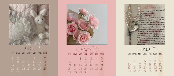 Producto - CALENDARIO COQUETTE