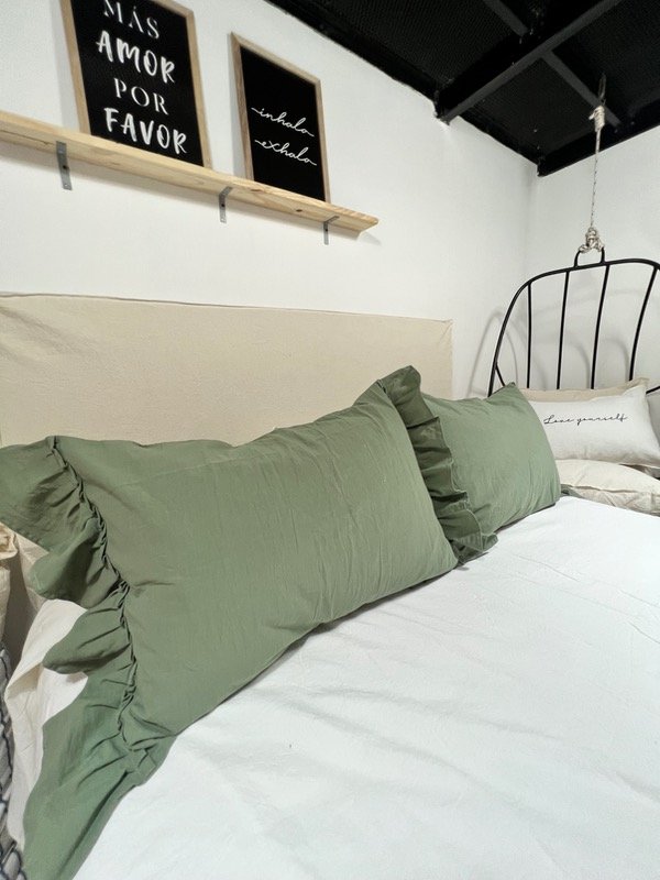 Producto - Almohadon chloe - Verde seco