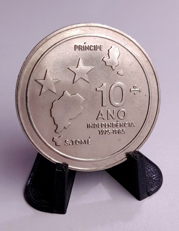 Producto - Santo Tomé y Príncipe 100 Dobras 1985 Aniv. de la Independencia Km#42 Unc