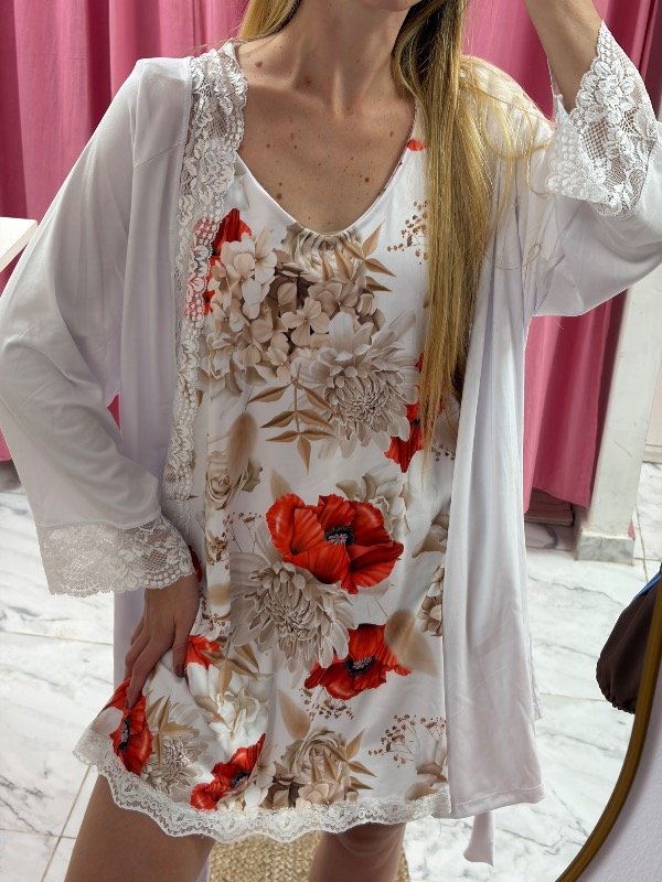 Producto - Bata Angela Blanca