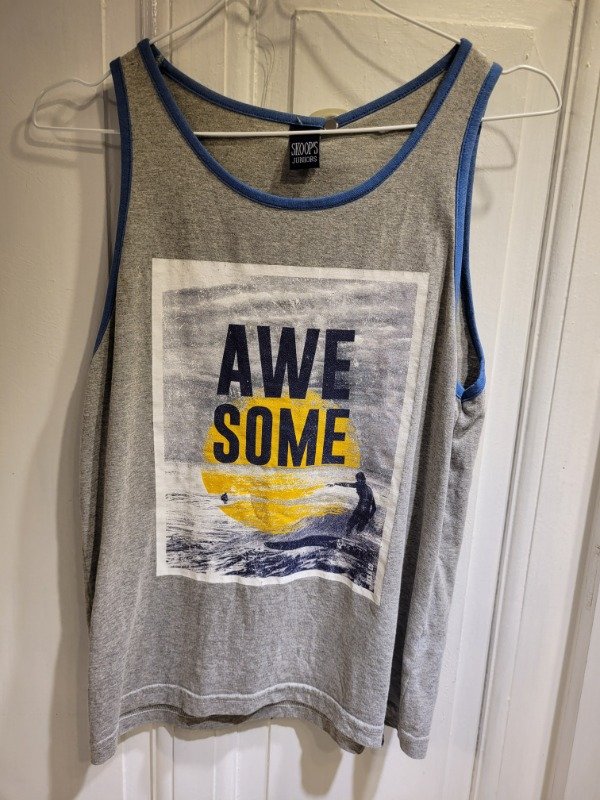 Producto - Musculosa SKOOP'S gris y azul Talle 12 años - PRECIO: 6X