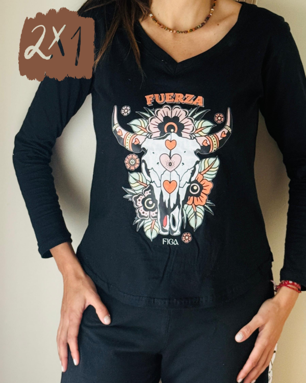 Producto - REMERA MANGA LARGA -FUERZA