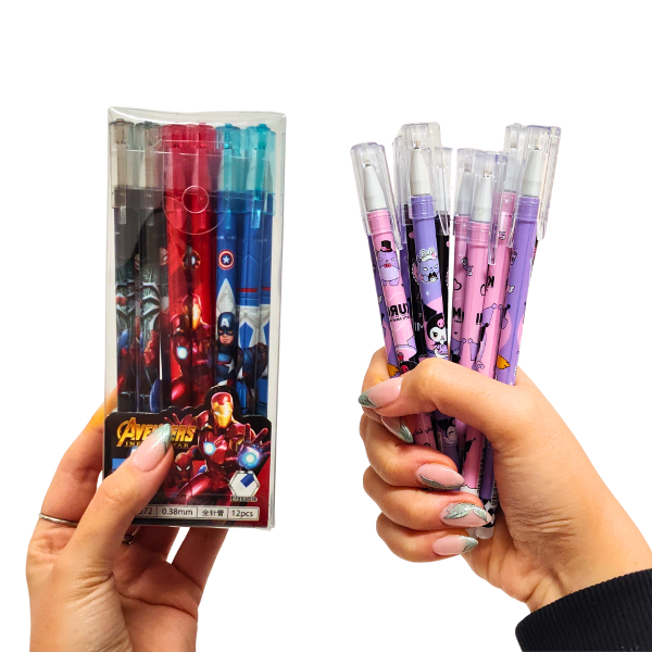 Producto - Lapicera Roller Borrable PERSONAJES x3u.